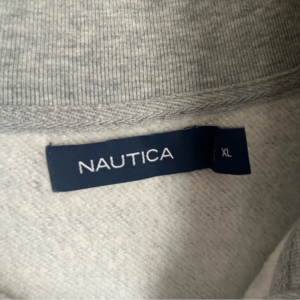 Vintage Nautica Sailing Gear Gray Checkered Sweatshirt Nautica Crewneck Size XL - Picture 5 of 12